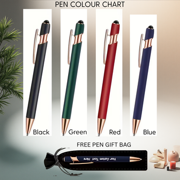 Customised Engraved Stylus Bell Pen