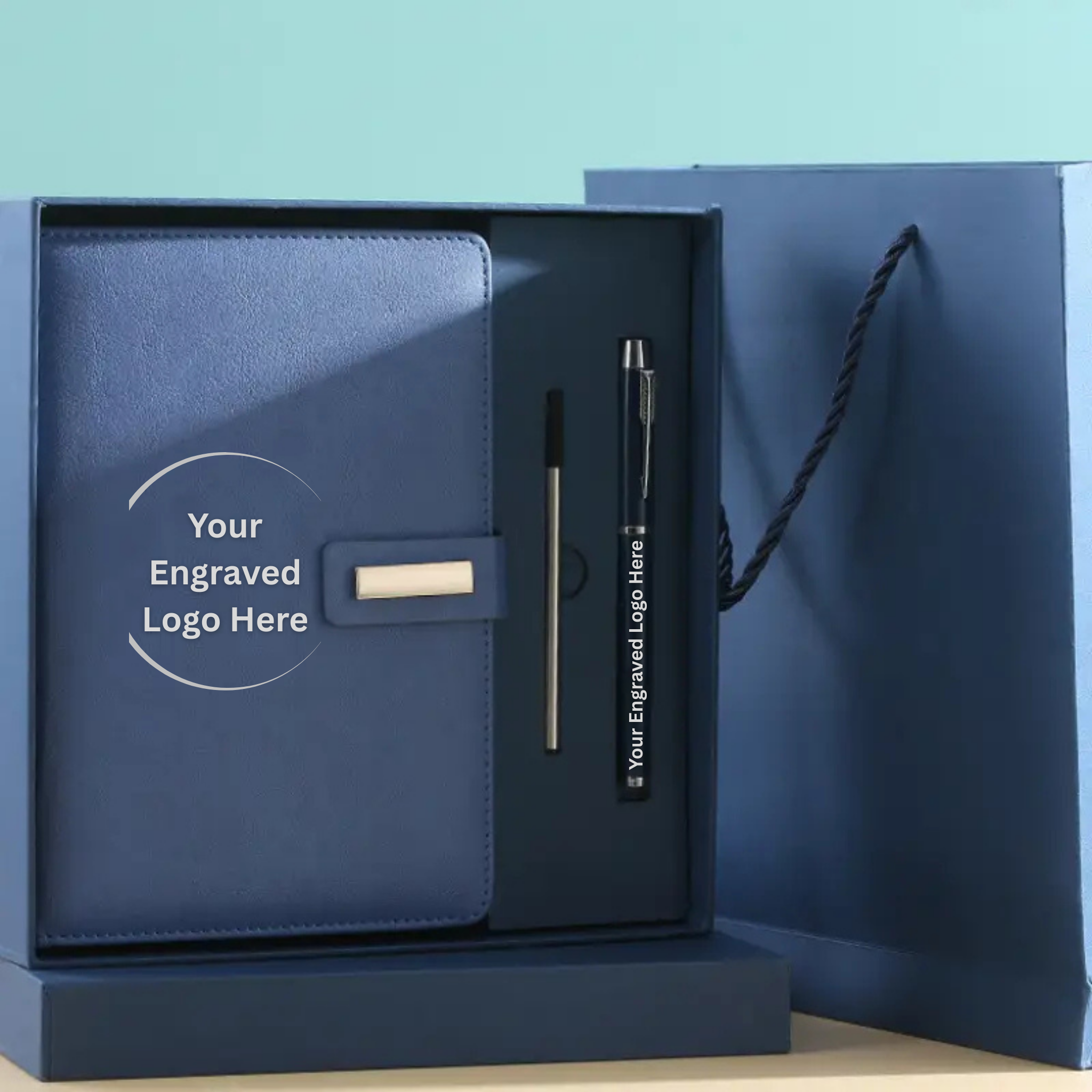 Custom Engraved Journal & Pen Gift Set